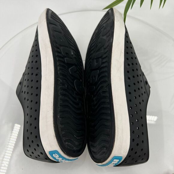 Native Jefferson Slip On Clog Sneaker Size 11 Perforated Rubber Gray Water Shoe - Picture 7 of 10